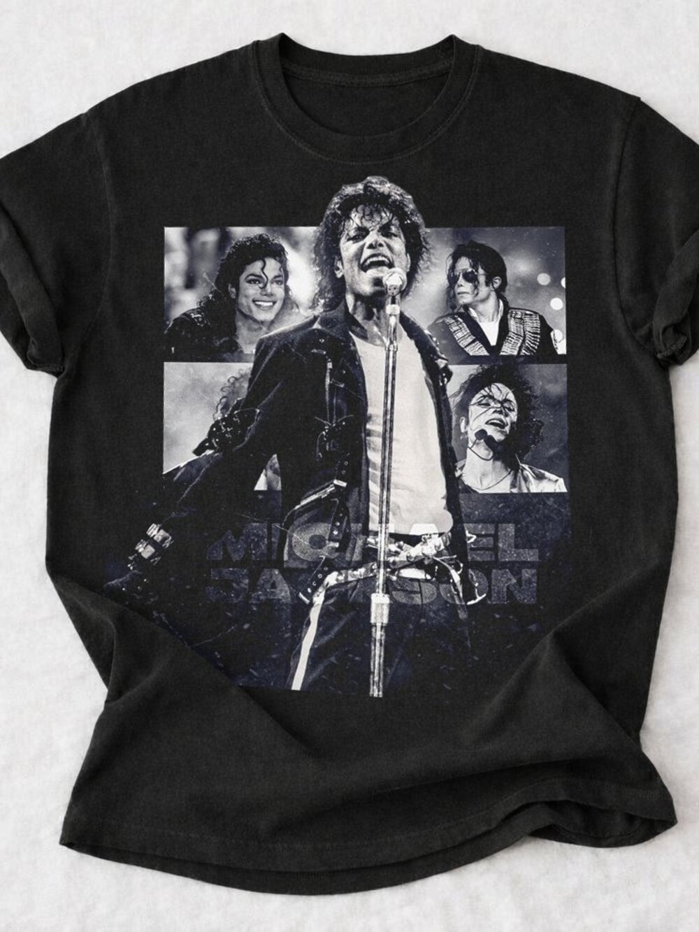 Vintage Michael Jackson 90s Styles T-Shirt, King Of Pop Graphic Tee, Fan Gift